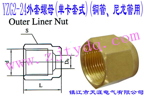 YZG2-24ĸ(οʽ)(~)Outer Liner Nut