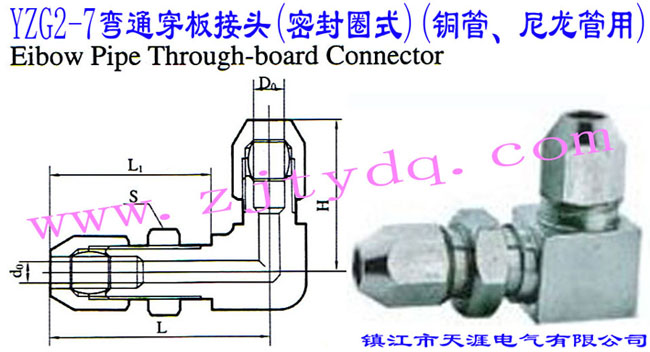 YZG2-7ͨ^(ܷȦʽ)(~)Elbow Pipe Through-board Connector